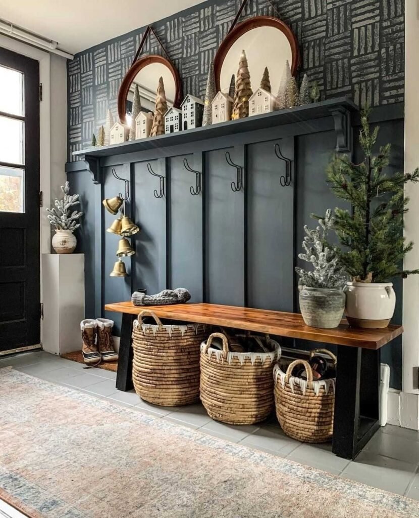 Designer Christmas Entryway Decor Ideas
