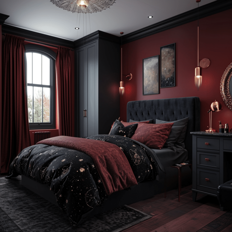 Dark stunning Bedroom