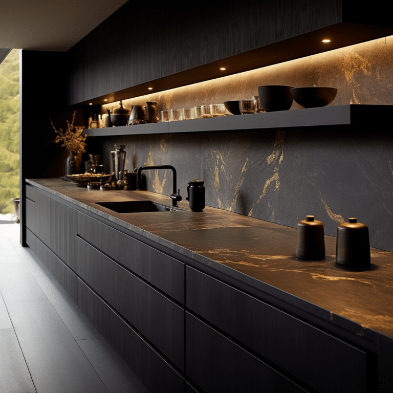 Best Scandinavian Dark Kitchen