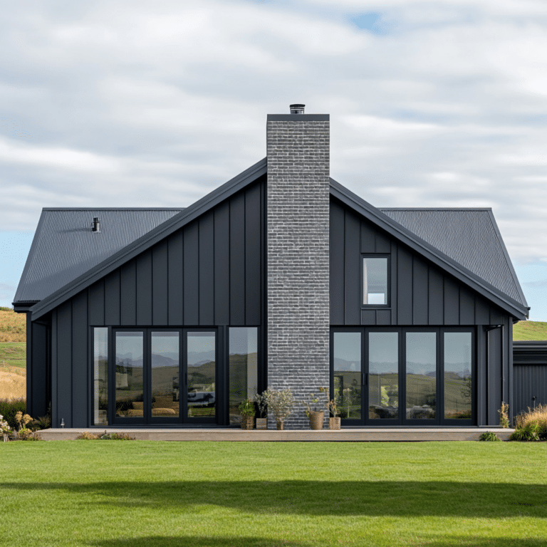 Sleek Black Barnhouse