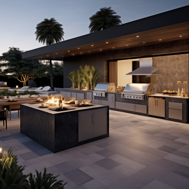 Modern Outdoor Kitchen