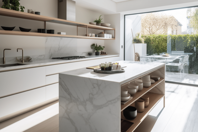 Marble Elegance Kitchen