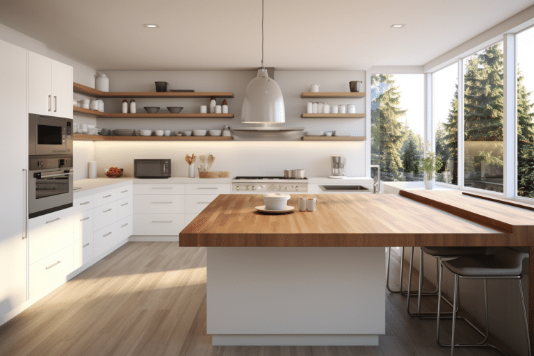 Sunlit Culinary Space