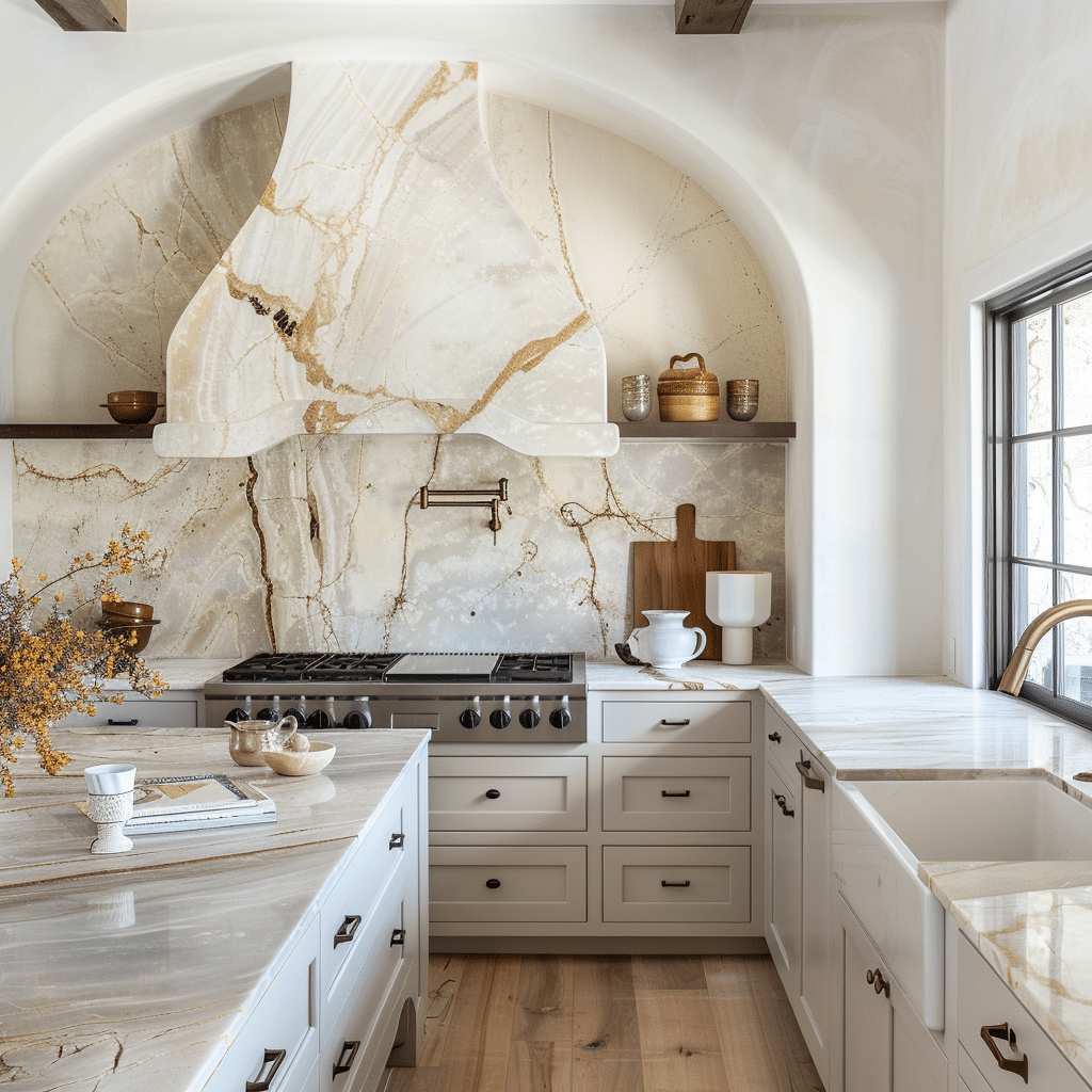 Amazing Slab Kitchen Ideas