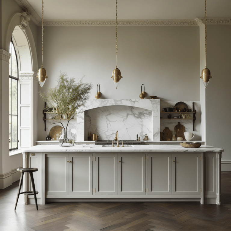 Slab Kitchen Decor 